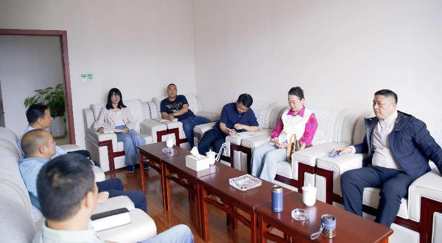 【行業動態】安徽省人造板協會會長孟凡彬一行 蒞臨園區參觀交流