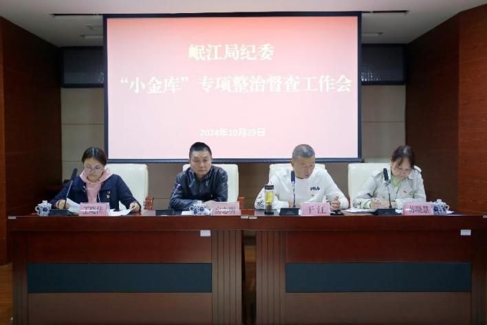 【黨建動態】岷江局紀委深入物流公司召開“小金庫”專項整治督查工作會